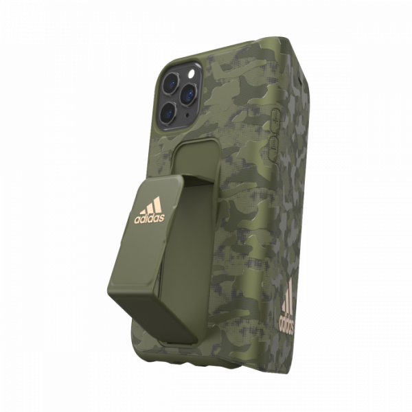 Adidas Folio Grip Case for iPhone 11 Pro (Tech olive)