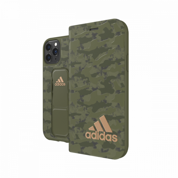 Adidas Folio Grip Case for iPhone 11 Pro (Tech olive)