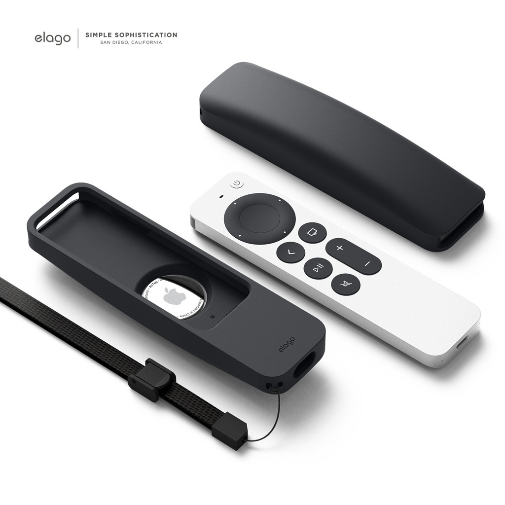 Elago Case for Apple TV Siri Remote R5 2021 Case (Black)