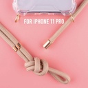 LOOKABE Necklace Case for iPhone 11 Pro (Nude)
