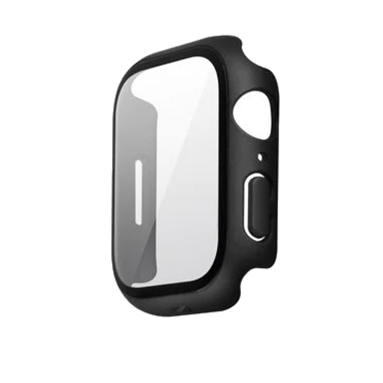 UNIQ Legion Watch Case Glass Screen Protector 45mm Midnight (Black)