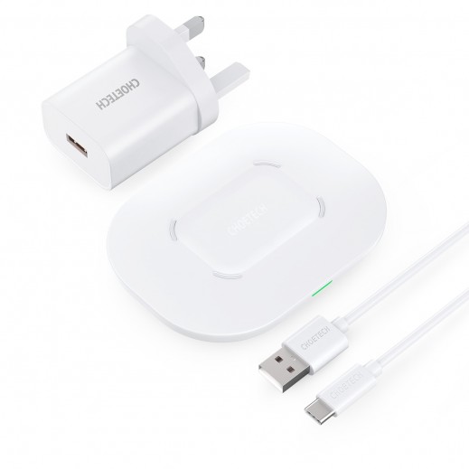 Choetech 15W Wireless Charger (White)