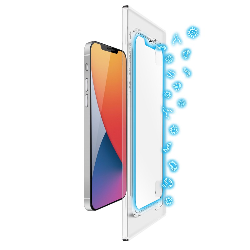 Torrii BodyGlass Anti-Bacterial Screen Protector for iPhone 12 Pro Max (Clear)