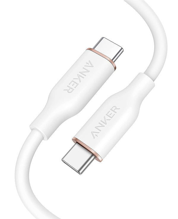 Anker PowerLine III Flow USB-C to USB-C 100W 0.9m/3ft (White)