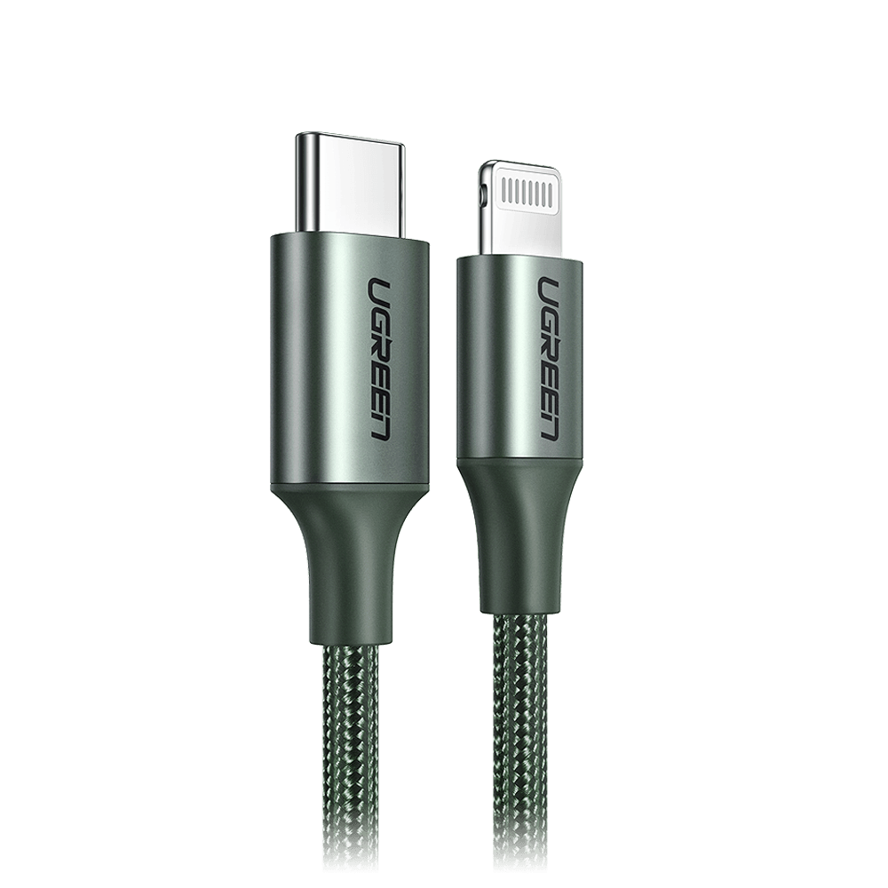 UGREEN USB-C to Lightning Cable 1m (Midnight Green)