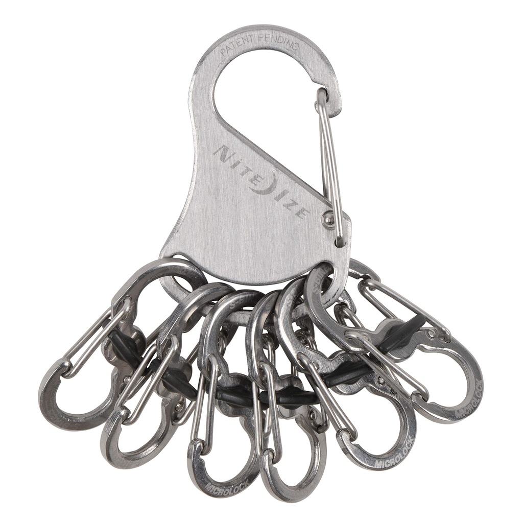 NiteIze KeyRack Steel S-Biner (Stainless Steel)
