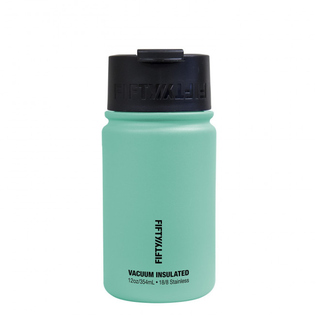 [V12004AQ0] Fifty Fifty Vacuum Insulated Bottle 354ML (Aqua)