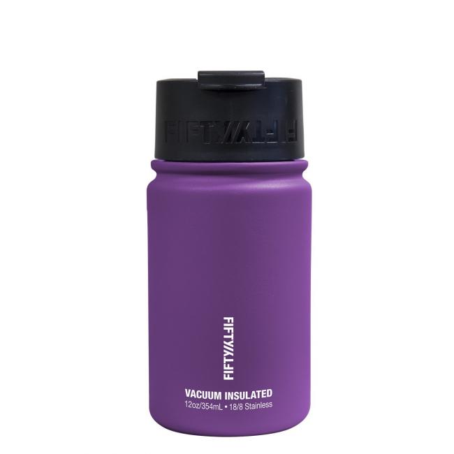 Fifty Fifty Vacuum Insulated Bottle 354ML (Royal Purple)