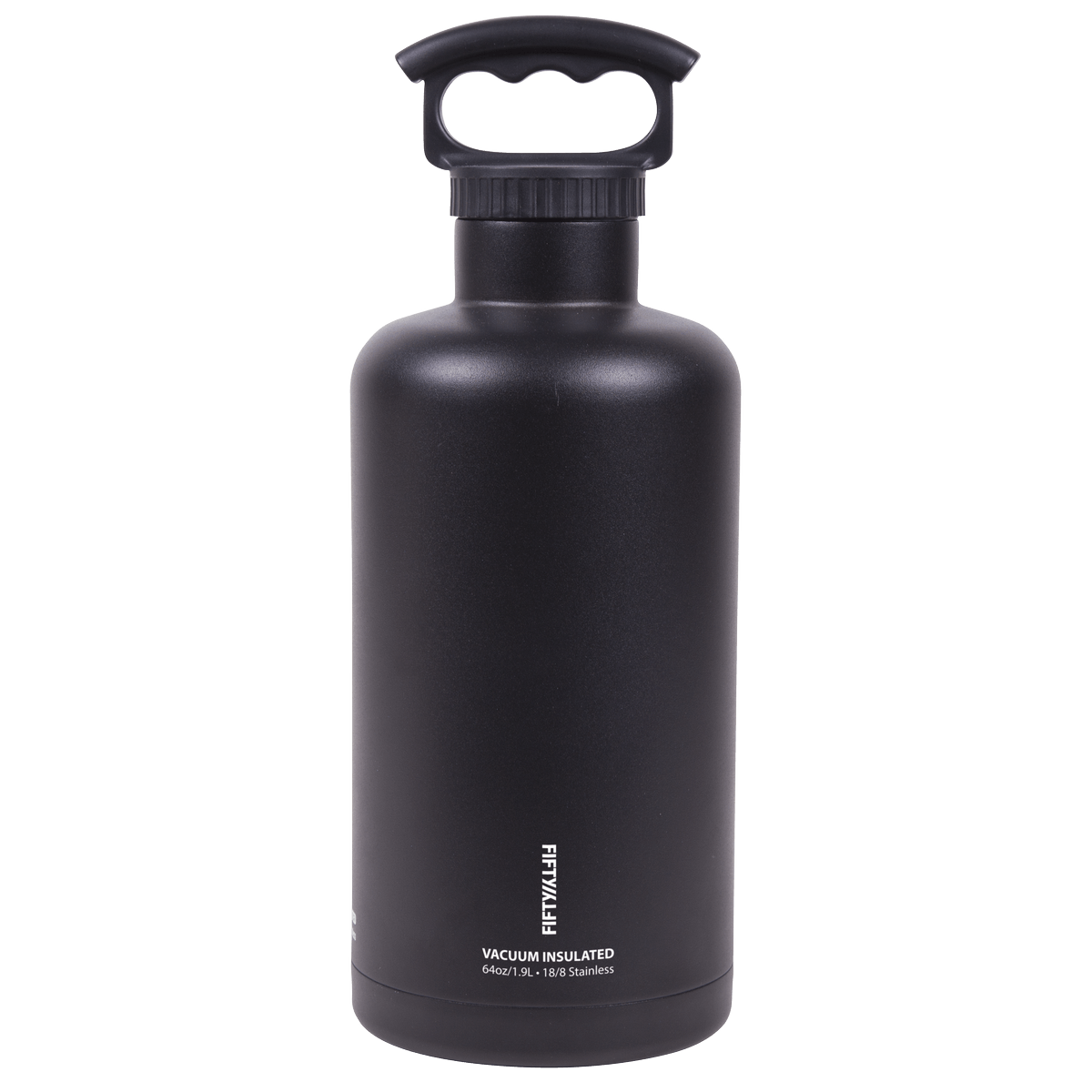 [V65001BK0] Fifty Fifty Vacuum Insulated Tank Growler 1.9L (Black)