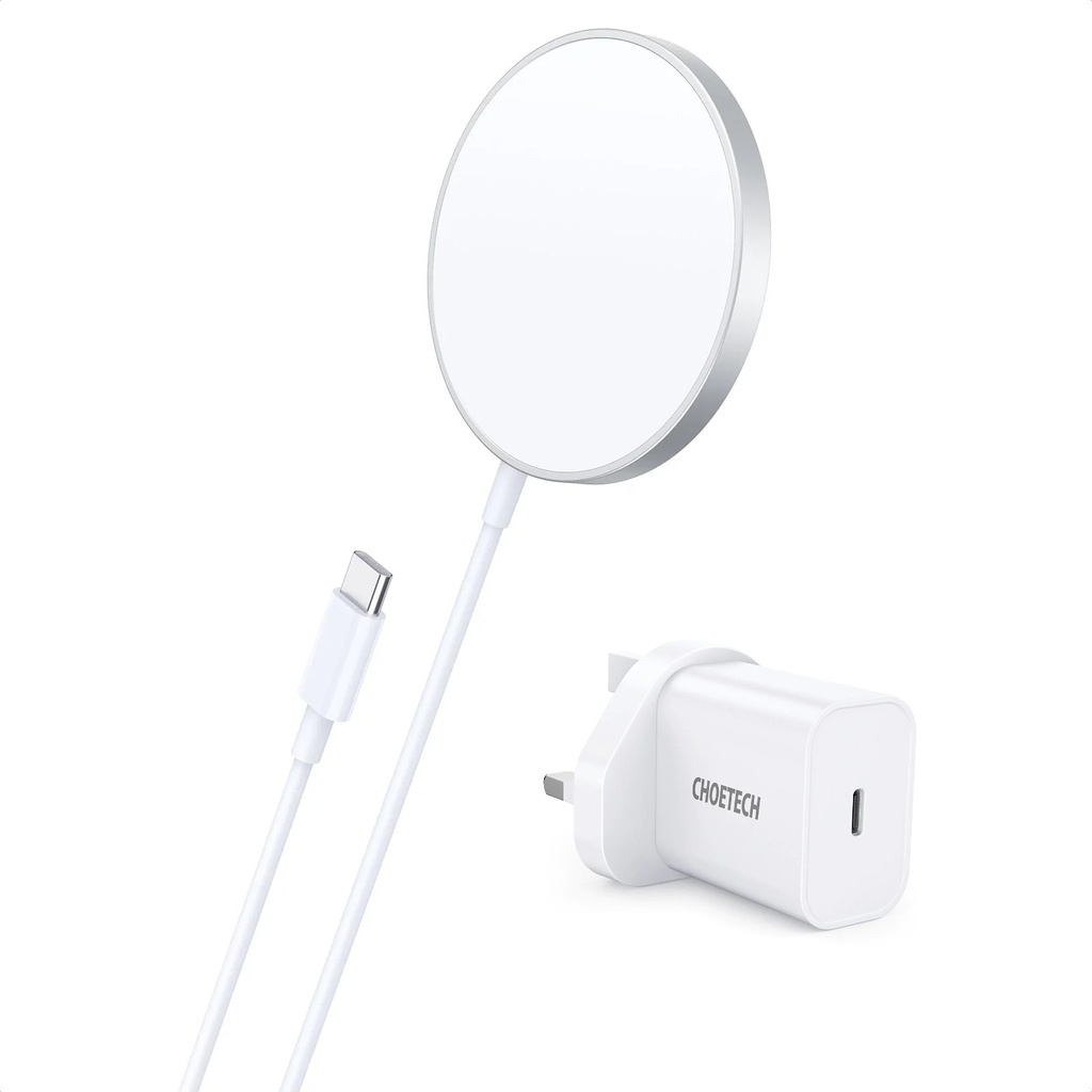 Choetech Wireless Charger 20W + Magsafe (White)