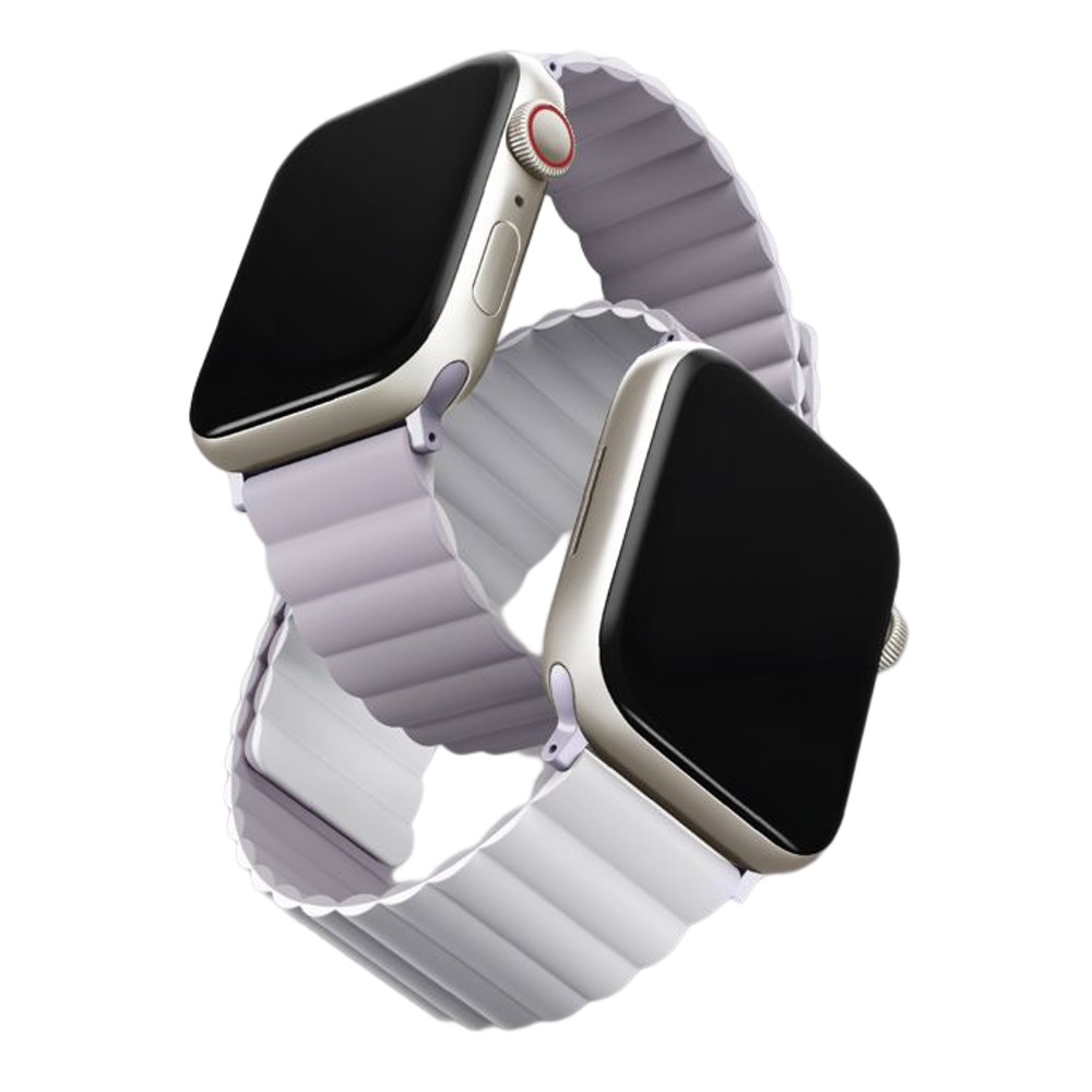 UNIQ Revix Reversible Magnetic for Apple Watch Strap 42/44/45mm (Lilac/White)