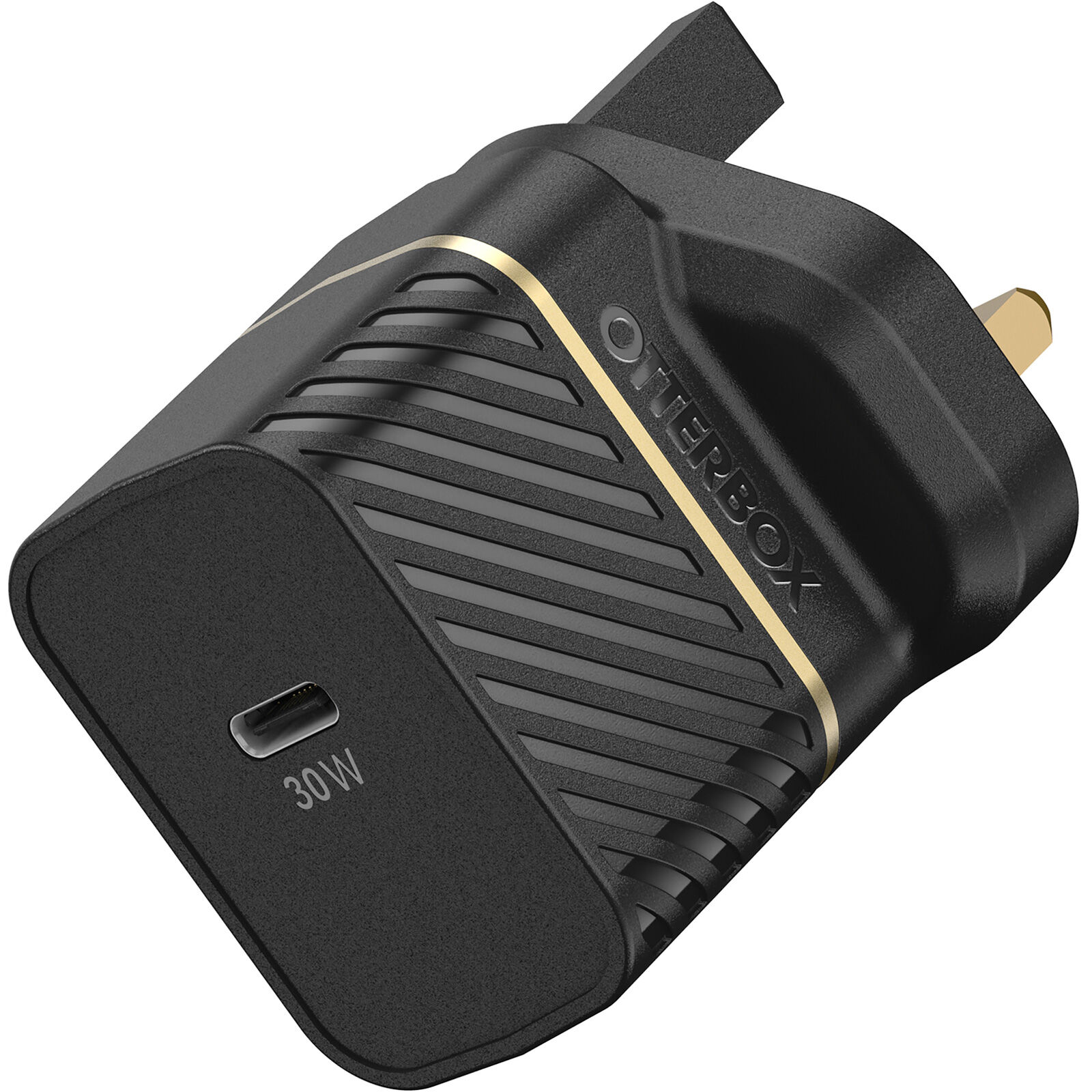 [78-80486] Otterbox UK Wall Charger 30W Gan Type C (Black)