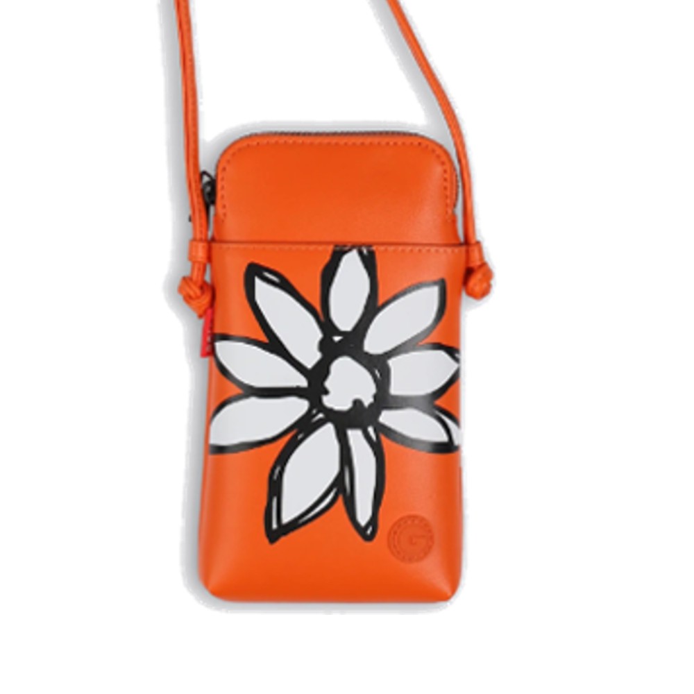 [G2567] Golla Mini Phone Bag (Orange Flower)