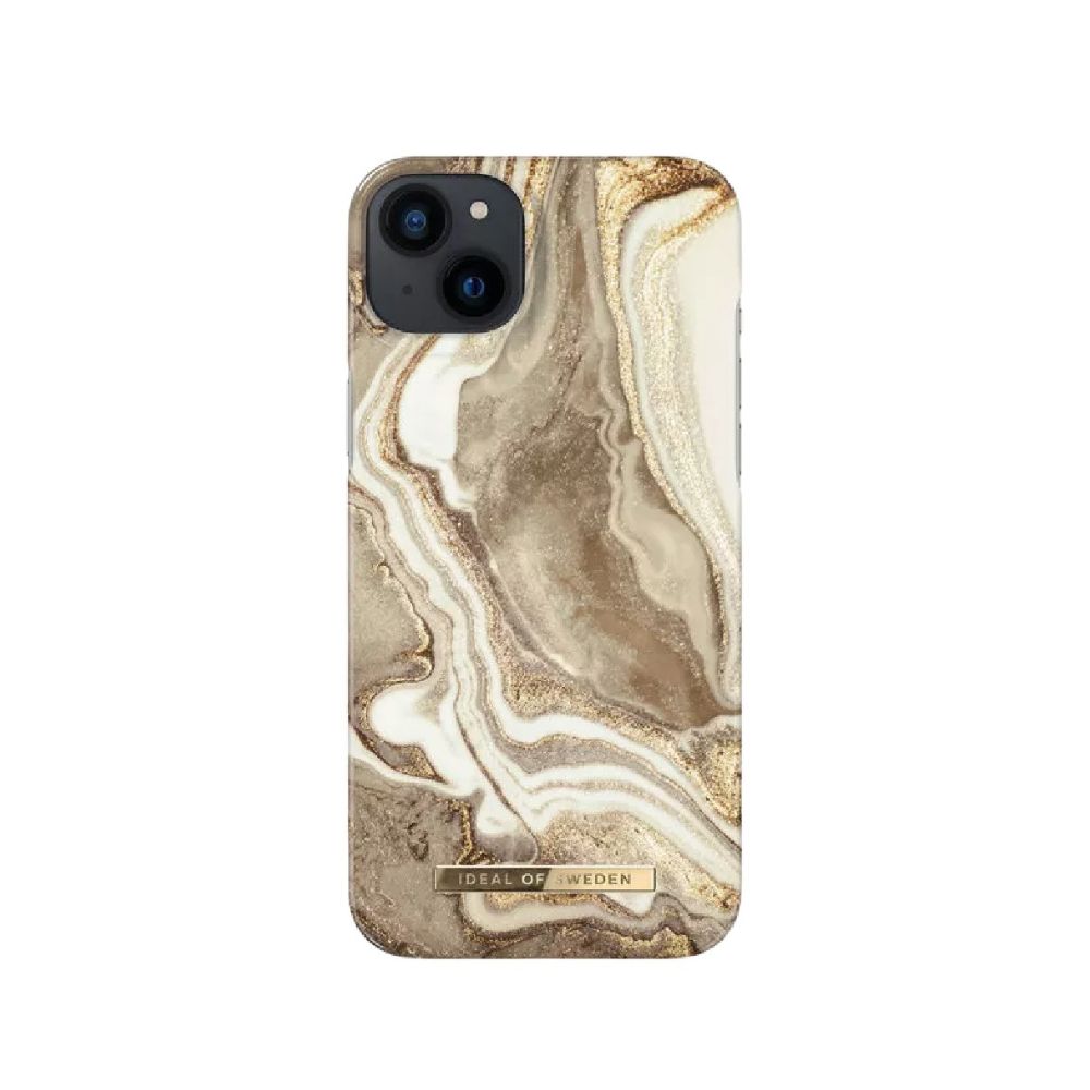 Ideal of Sweden Fashion Case iPhone 14 (Golden Sand Marble)