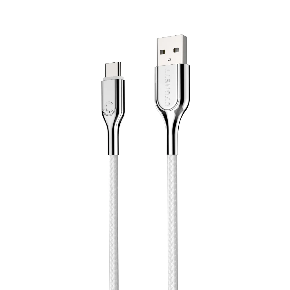 Cygnett Armour 2.0 USB-C to USB-A 3A/60W 2M (White)