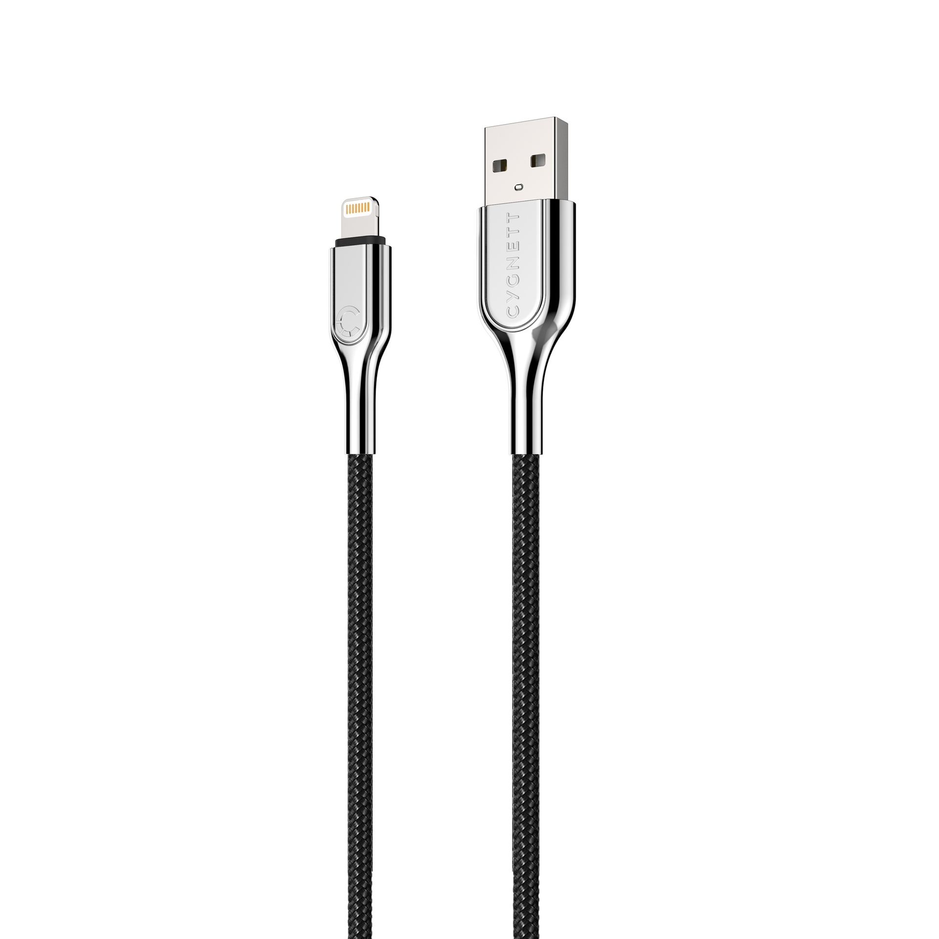 [CY2669PCCAL] Cygnett Armoured Lightning to USB-A Cable 1M (Black)