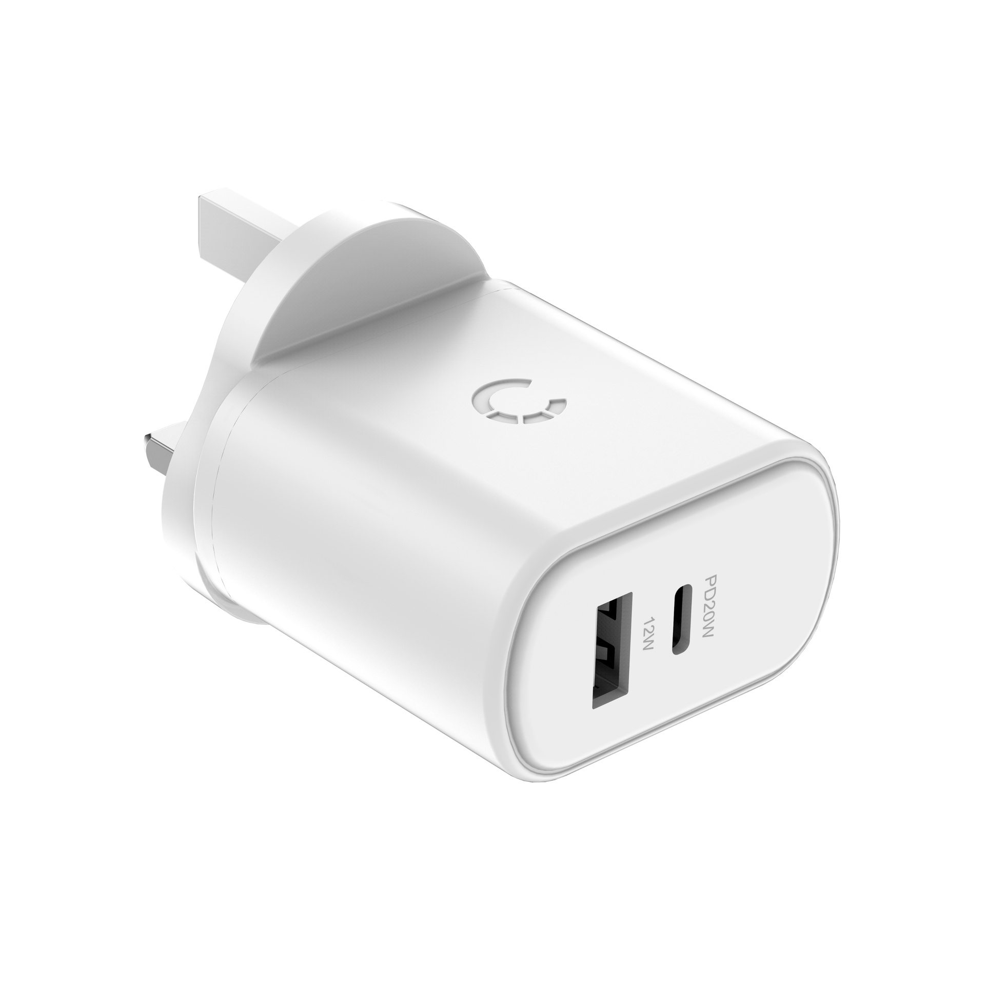 [CY3622POFLW] Cygnett 32W USB-C PD Dual Port Wall Charger UK (White)