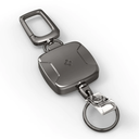 Spigen Retractable ID/Key Carabiner (Gunmetal)