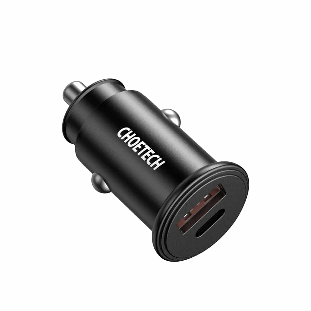 [TC0006-V2-BK] Choetech Super Mini PD 3.0, 30 W Fast Car Charger