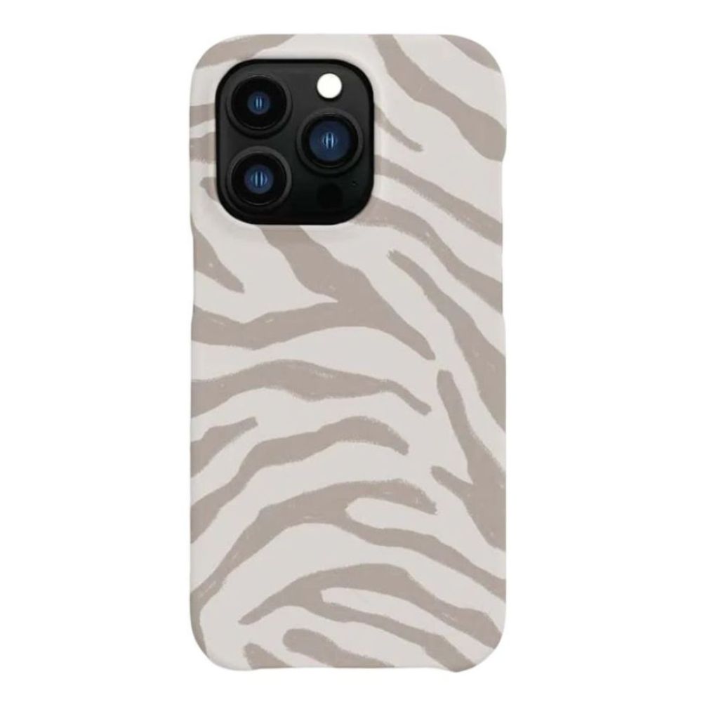 [7333347085755] A Good Company Cover iPhone 14 Pro Max (Taupe Zebra)