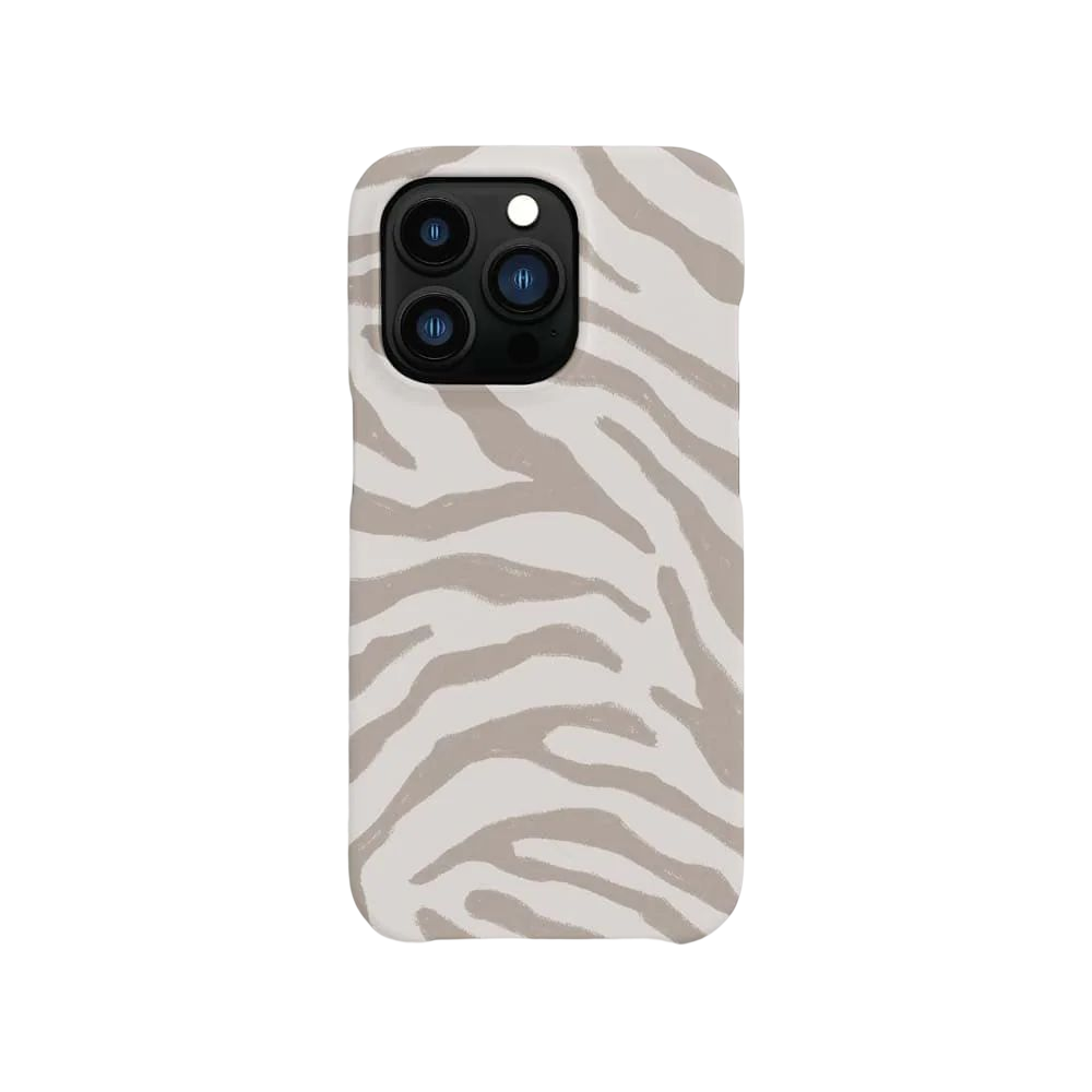 A Good Company Cover iPhone 14 Pro (Taupe Zebra)