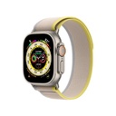 Apple Watch Ultra GPS and Cellular, 49mm Titanium Case with Yellow/Beige Trail Loop (M/L)