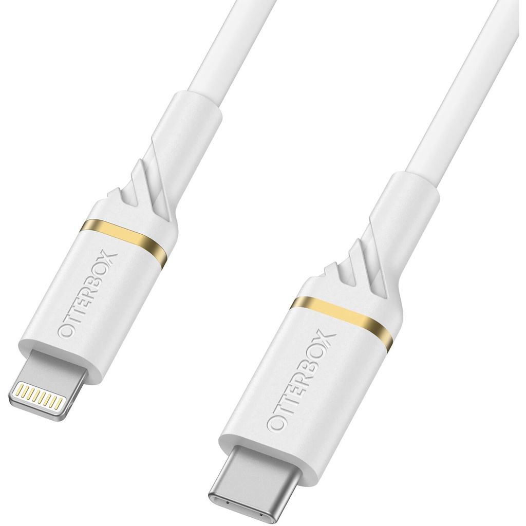Otterbox Lightning to USB-C Standard Cable 2m (White)