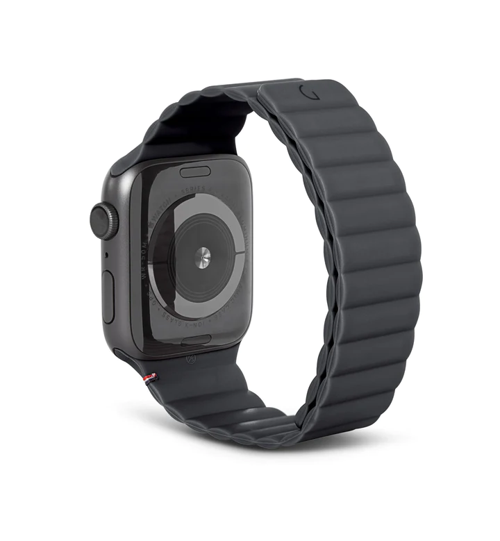 [D21AWS44TS3SCL] Decoded Silicone Traction Lite Strap Ultra Apple Watch 49/45/44/42mm (Charcoal)