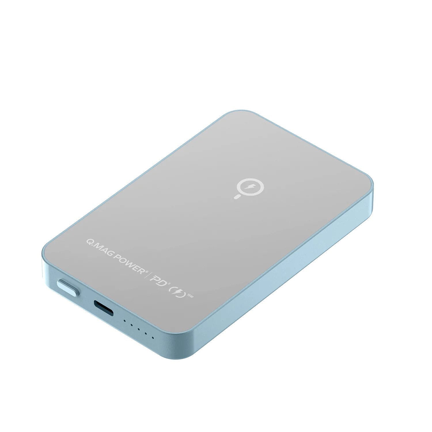 [IP106B] Momax Q.MAG Power 6 Magnetic Wireless Battery 5000mAh (Blue)