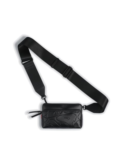 [G2575] Golla SEMI Crossbody Debossed Bag (Black)