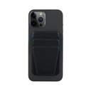 UNIQ Lyft Magnetic Snap-on Stand and Card Holder (Black)