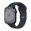 Apple Watch Series 8 GPS 45mm Midnight Aluminium Case with Midnight Sport Band