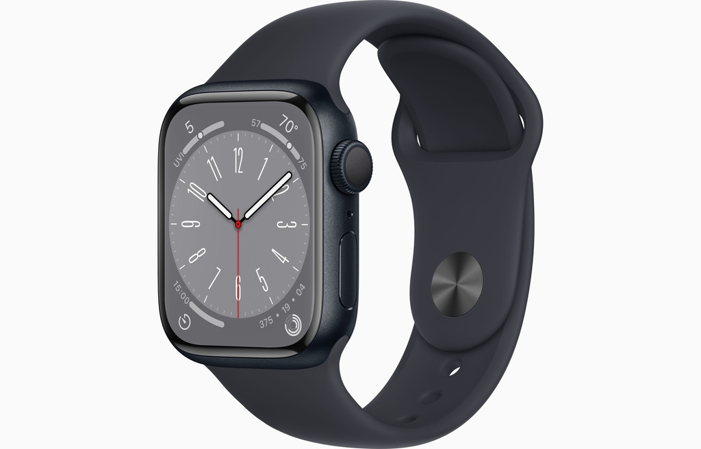 Apple Watch Series 8 GPS 41mm Midnight Aluminium Case with Midnight Sport Band