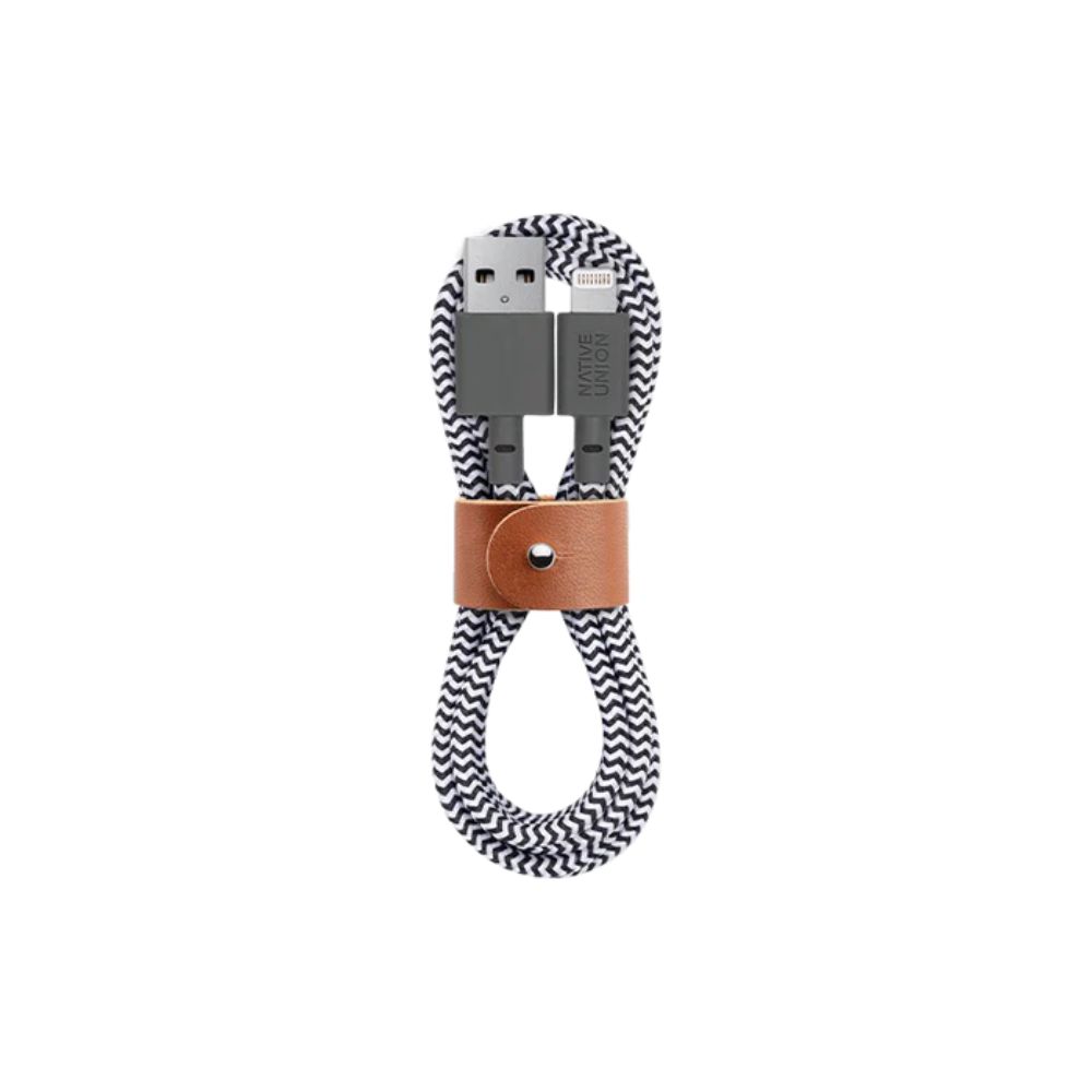 Native Union Belt Cable USB-A to Lightning 1.2m (Zebra)