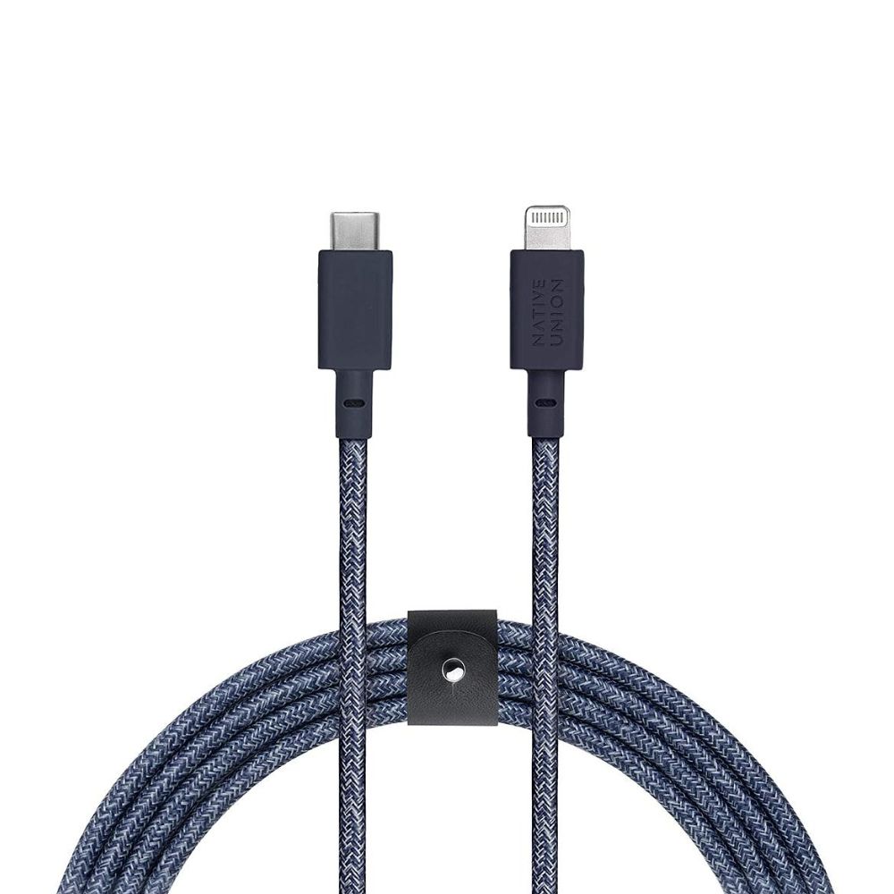 Native Union Belt Cable XL USB-C to Lightning 3m (Indigo)
