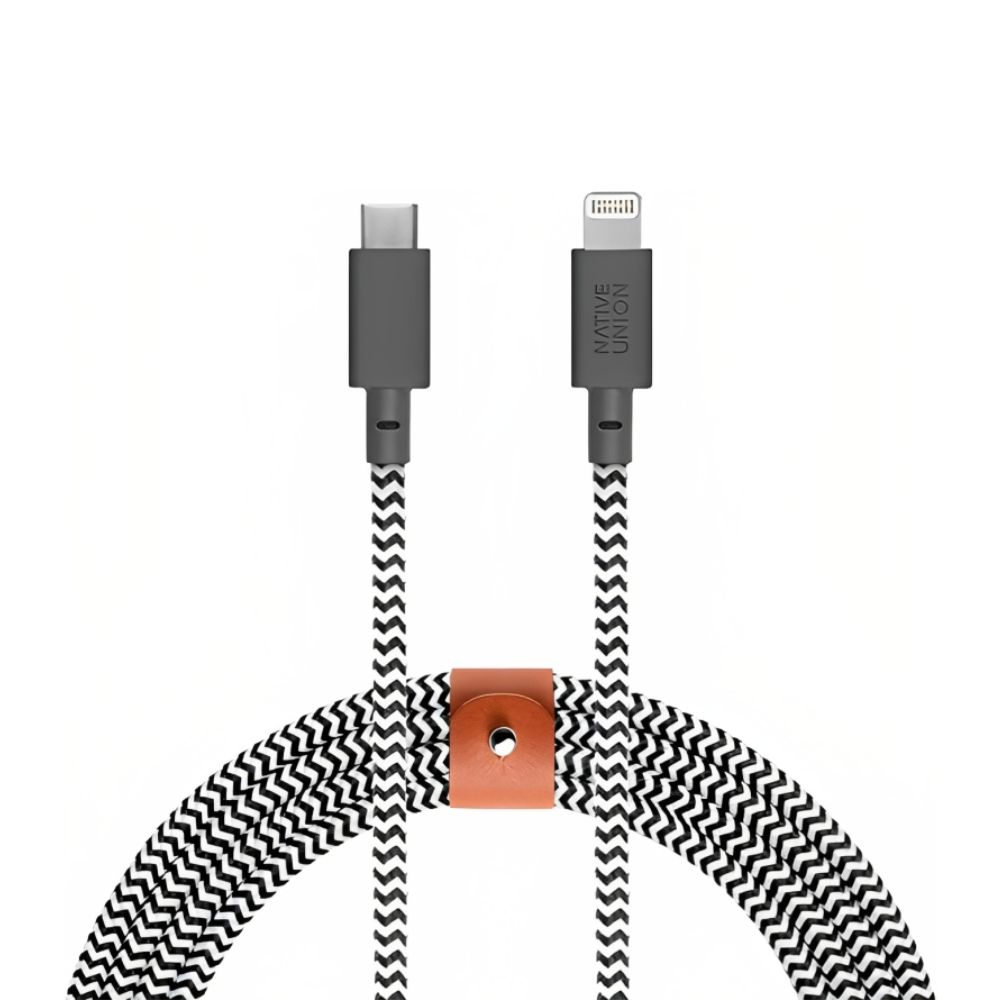 Native Union Belt Cable XL USB-C to Lightning 3m (Zebra)