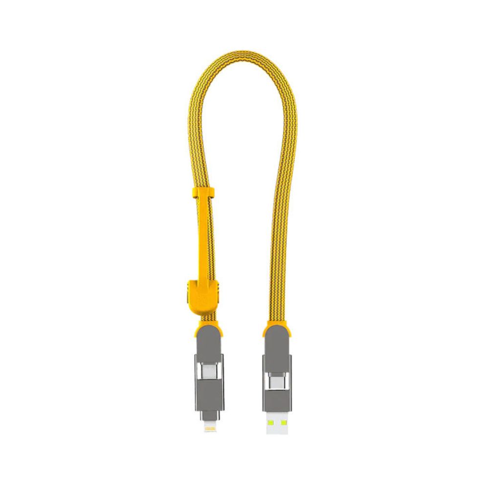 Rolling Square inCharge XL 6-in-1 Cable 0.3m (Yellow)