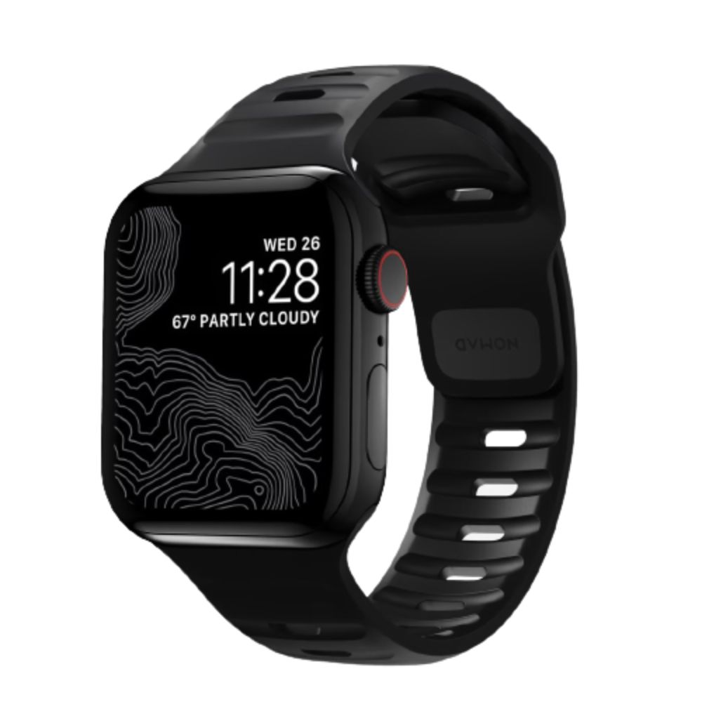 Nomad Sport Strap Apple Watch 45mm (Black)