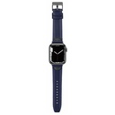 Police Wings Leather Strap for Smart Watch 42/44/45/49mm (Blue)