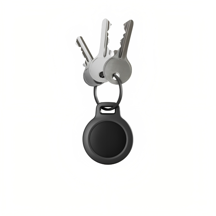 Nomad Airtag Rugged Keychain (Black)