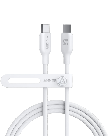 Anker 544 USB-C to USB-C Cable 140W (Bio-Based) (0.9m/3ft) (White)