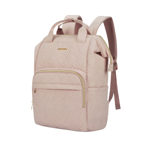 Bagsmart 15.6" Zoraesque Laptop Stylish Backpack for Women (Pink)