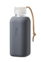 Squireme Y1 Glass Bottle with Silicone Sleeve 600ml (Anthra)