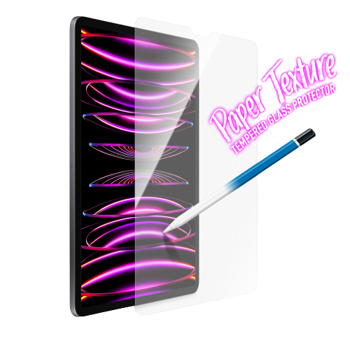 Torrii BodyGlass Paper Texture Glass Screen Protector for iPad Pro 12.9" (Clear)
