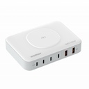 Momax Q.PLUG BOX 100W 6-Port GaN with Wireless Charging (White)