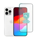 توري واقي شاشة بتغطية كاملة مضاد للبكتيريا آيفون 15 برو ماكس (أسود)  