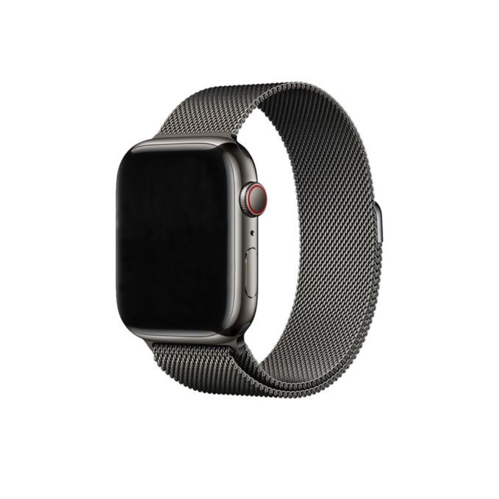 Decoded Milan Traction Strap for Apple Watch 45mm (Black)