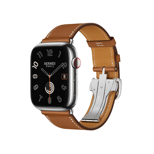 Apple Watch Hermes Series 9 45mm Silver Stainless Steel Case