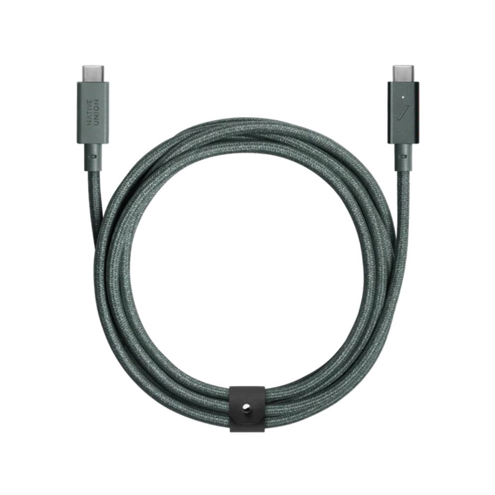 Native Union Belt Cable Pro 240W USB-C to C (Slate Green)