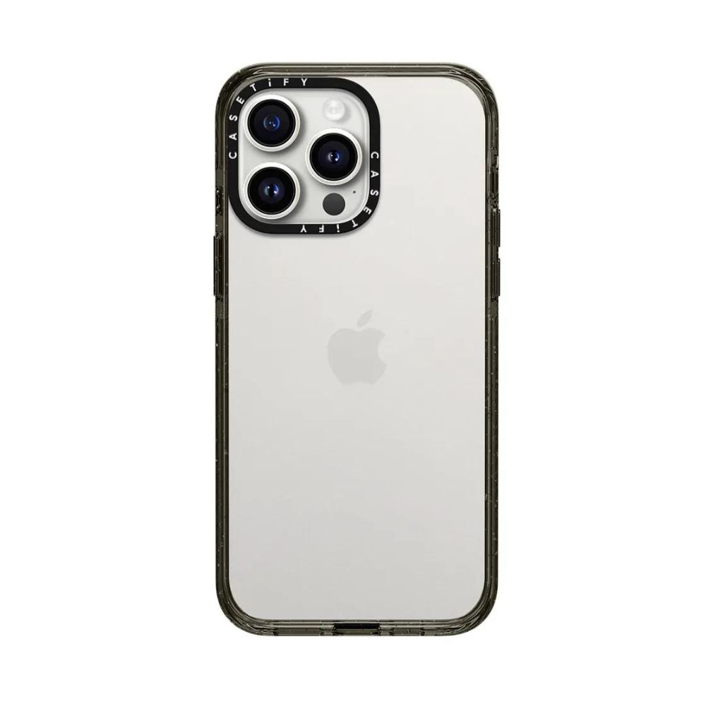 Casetify Impact Case for iPhone 15 Pro Max (Clear Black)